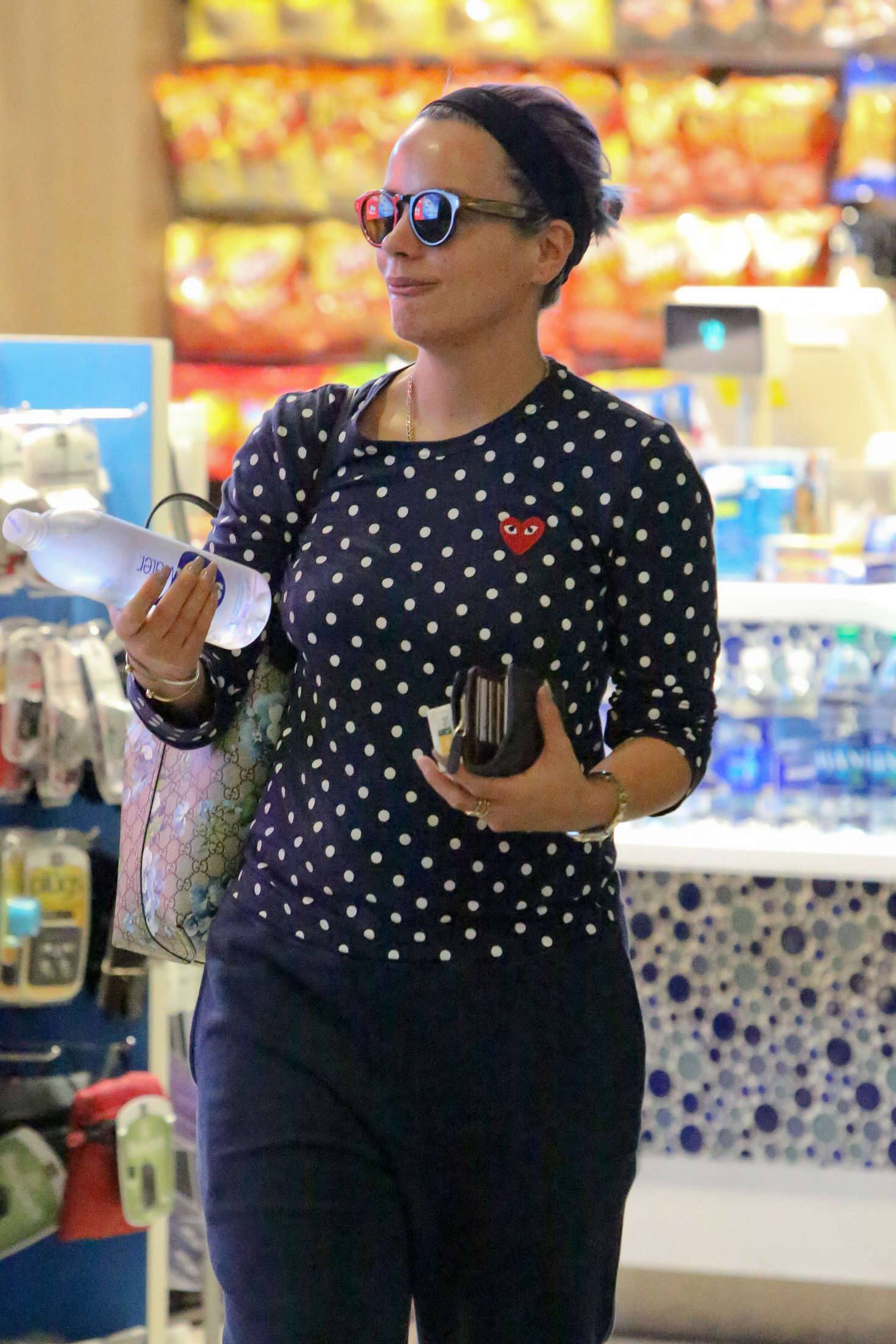 Lily Allen at LAX Airport in Los Angeles