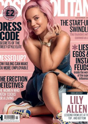 Lily Allen - Cosmopolitan UK Magazine (November 2018)