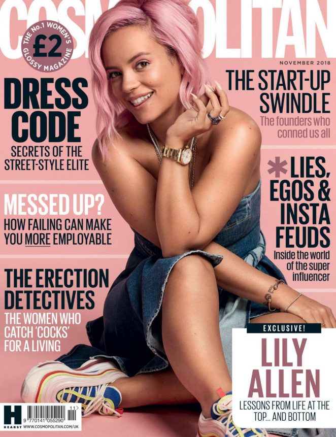 Lily Allen - Cosmopolitan UK Magazine (November 2018)
