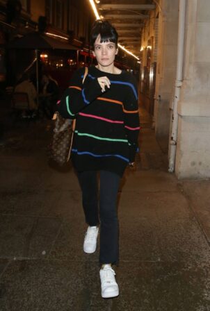 Lily Allen - night out in the West End - London