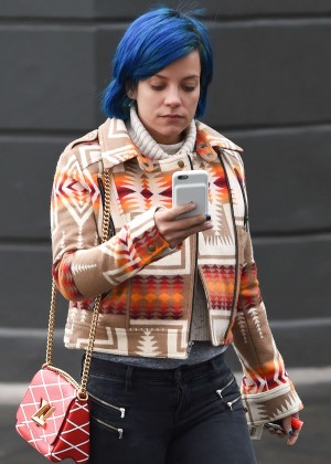 Lily Allen out in Notting Hill