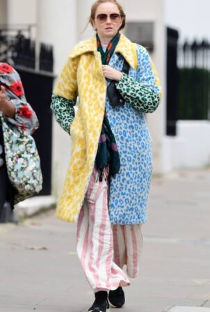 Lily Cole - Struts her stuff out in London's Notting Hill
