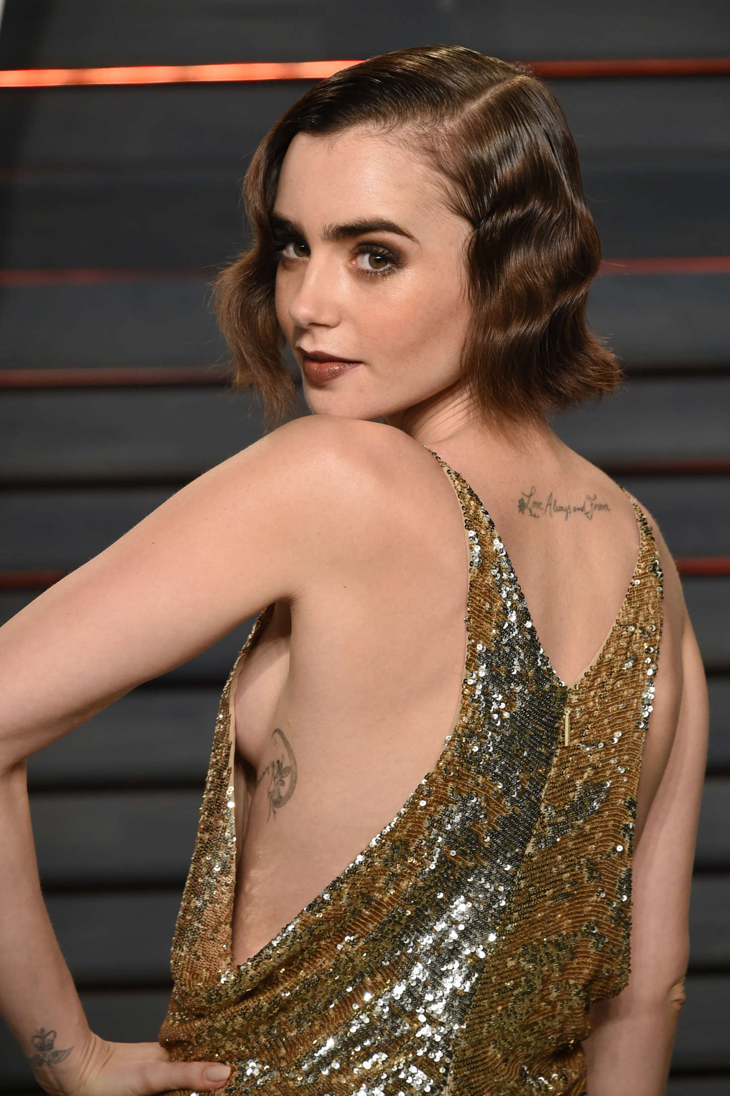 Lily Collins 2016 : Lily Collins: 2016 Vanity Fair Oscar Party -04. 