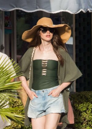 Lily Collins at Ischia Global Festival 2018 in Ischia Porto