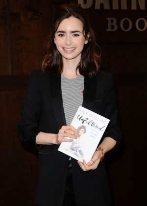 Lily Collins at 'Unfiltered' book signing in Los Angeles