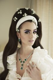 Lily Collins - Cartier Photoshoot by Julian Ungano and Tommy Agriodimas 2019