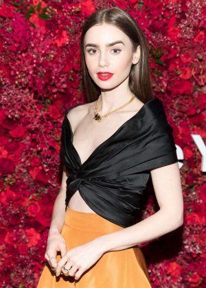 Lily Collins - Cartier's 2018 Junior Committee of the Fine Arts Museums of San Francisco Mid-Winter Gala