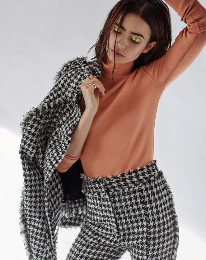 Lily Collins - DuJour Photoshoot 2016