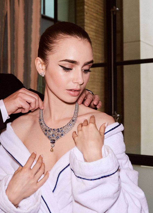 Lily Collins for British Vogue Shoot (June 2019)