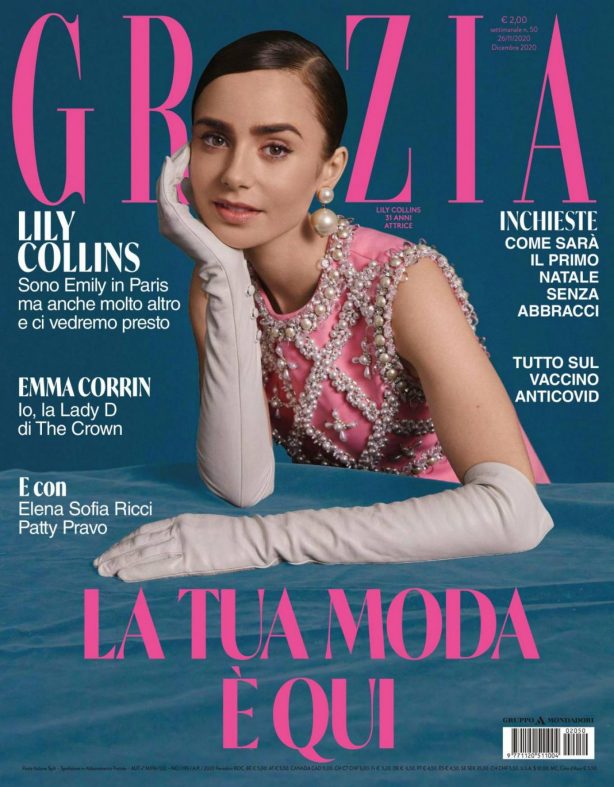 Lily Collins - Grazia Magazine (Italy - December 2020)