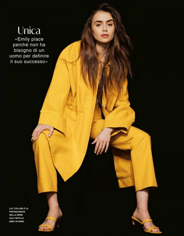 Lily Collins - Grazia Magazine Italy (October 2020)