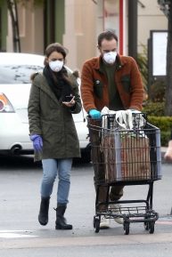 Lily Collins - Grocery run in Los Angeles