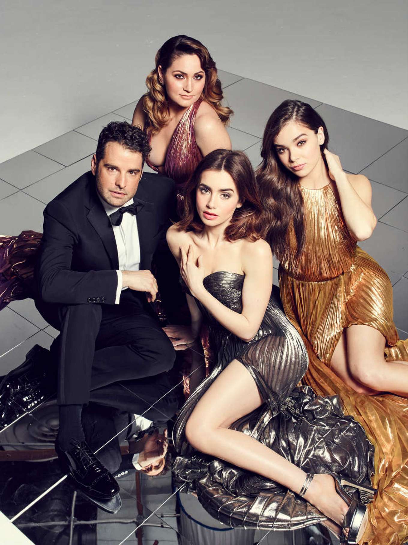 Lily Collins Hailee Steinfeld Mariel Haen And Rob Zangardi â€“ The Hollywood Reporter (March 2017)