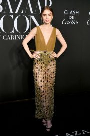 Lily Collins - Harper’s BAZAAR celebrates ‘ICONS By Carine Roitfeld’ in NYC