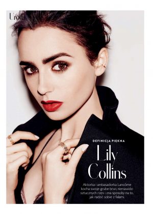 Lily Collins - InStyle Poland Magazine (March 2018)