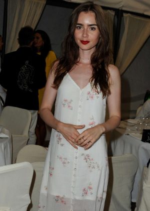 Lily Collins - Ischia Global Festival Andrea Boccelli Humanitarian Awards Gala Dinner in Ischia