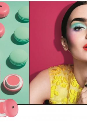 Lily Collins - Lancome's Spring 2018 Makeup Collection