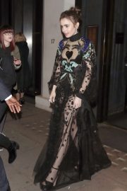 Lily Collins - Leaving the 'Extremely Wicked, Shockingly Evil and Vile' Premiere in London