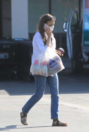 Lily Collins - Out and about in Los Angeles
