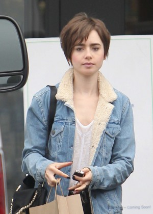 Lily Collins - Out and about in West Hollywood