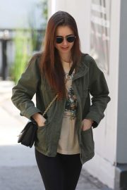 Lily Collins - Out for Lunch at Hugo's in West Hollywood