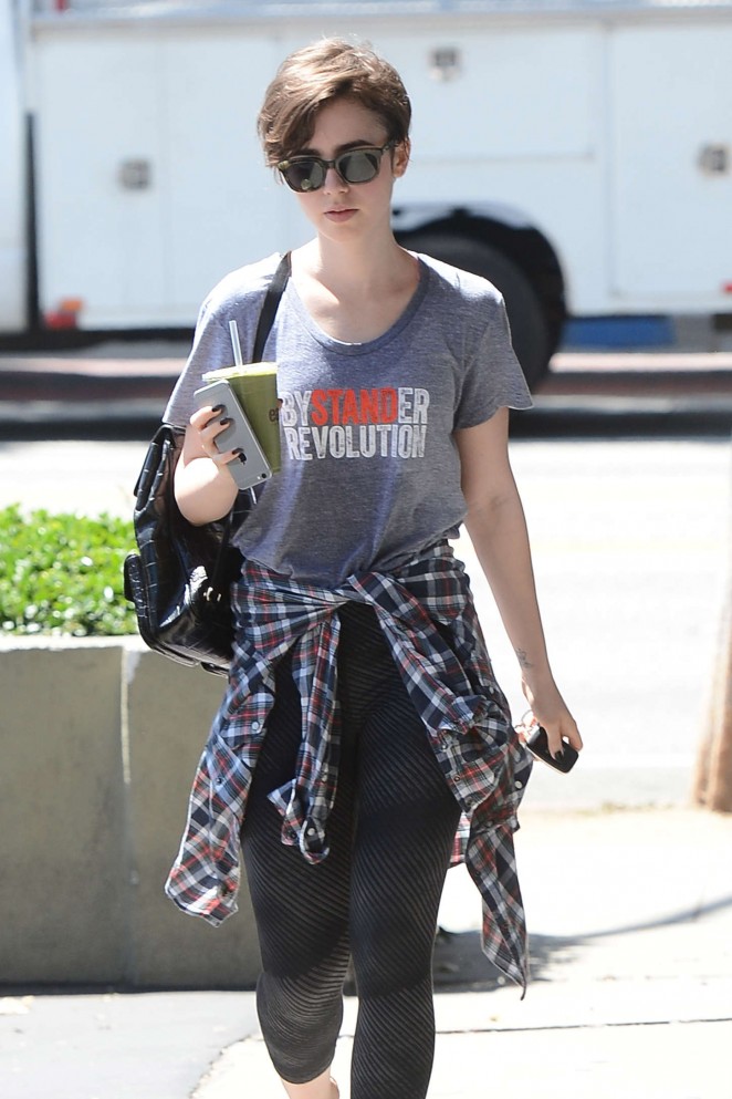 Lily Collins - Out in Los Angeles