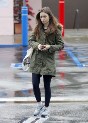 Lily Collins - Out in West Hollywood