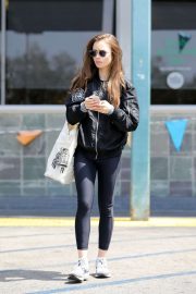 Lily Collins - Out shopping in Los Angeles