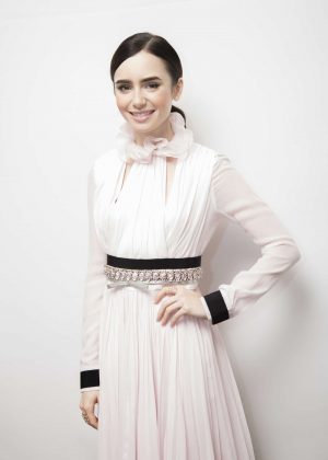 Lily Collins - 'Rules Don't Apply' Press Conference in Beverly Hills