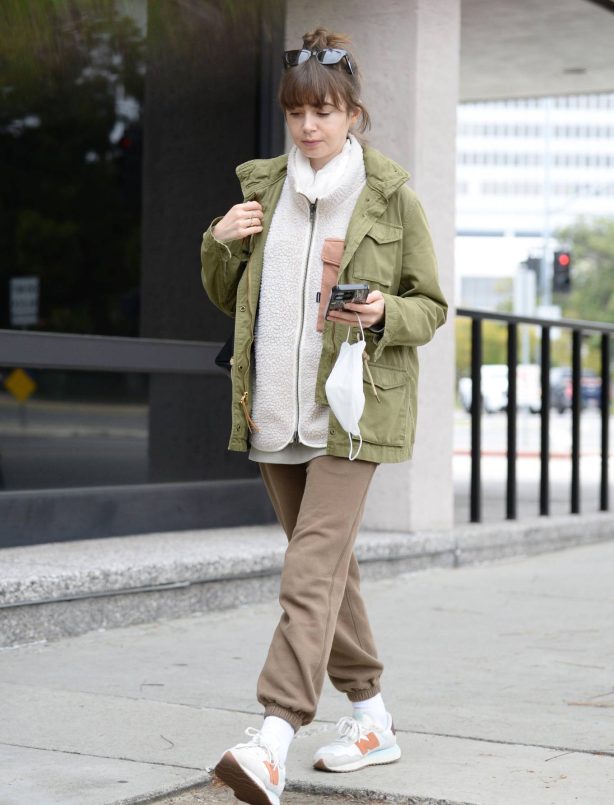 Lily Collins - Stepping out in Los Angeles