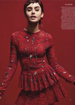 Lily Collins - Vogue US Magazine (March 2018)