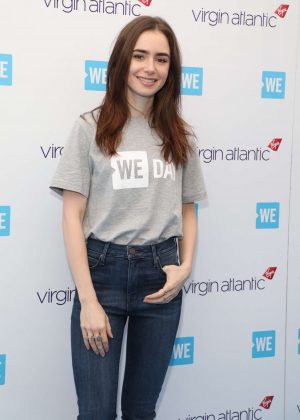 Lily Collins - WE Day 2018 London