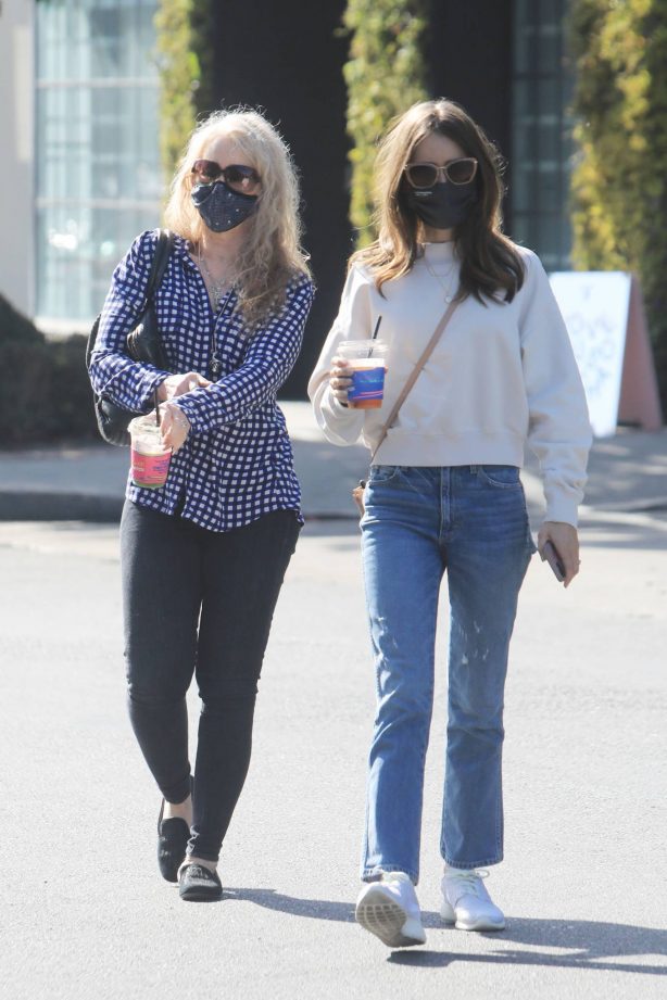 Lily Collins - With mom Jill Tavelman out in West Hollywood