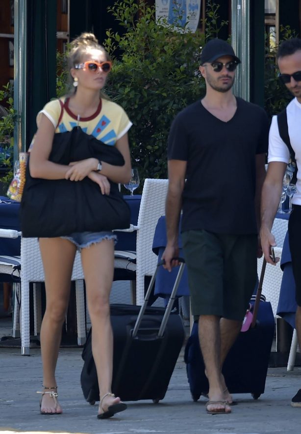 Lily Flynn and Alessandro Pera - Out in Portofino