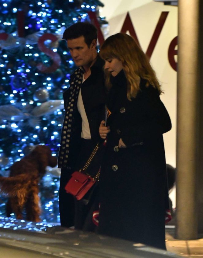 Lily James and Matt Smith - Out in London