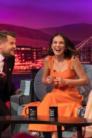 Lily James and Millie Bobby Brown - On 'The late Late Show with James Corden' in London