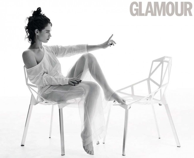 Lily James - Glamour UK Magazine (March 2016)