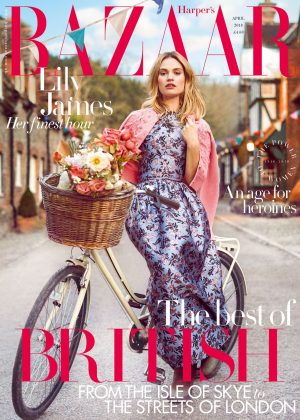 Lily James - Harper’s Bazaar UK Magazine (April 2018)