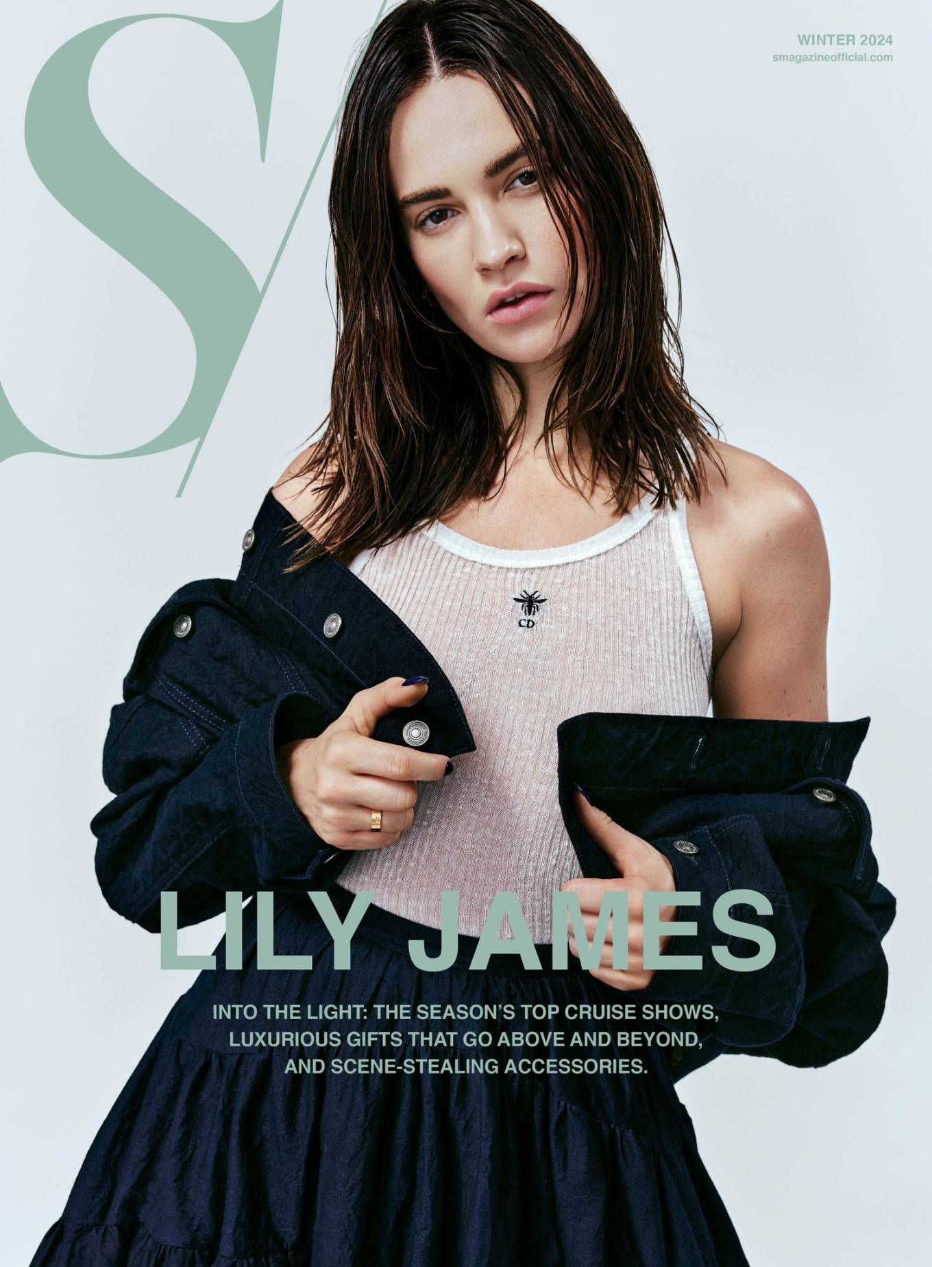 Lily James - S Magazine Winter 2024 issue (November 2023)