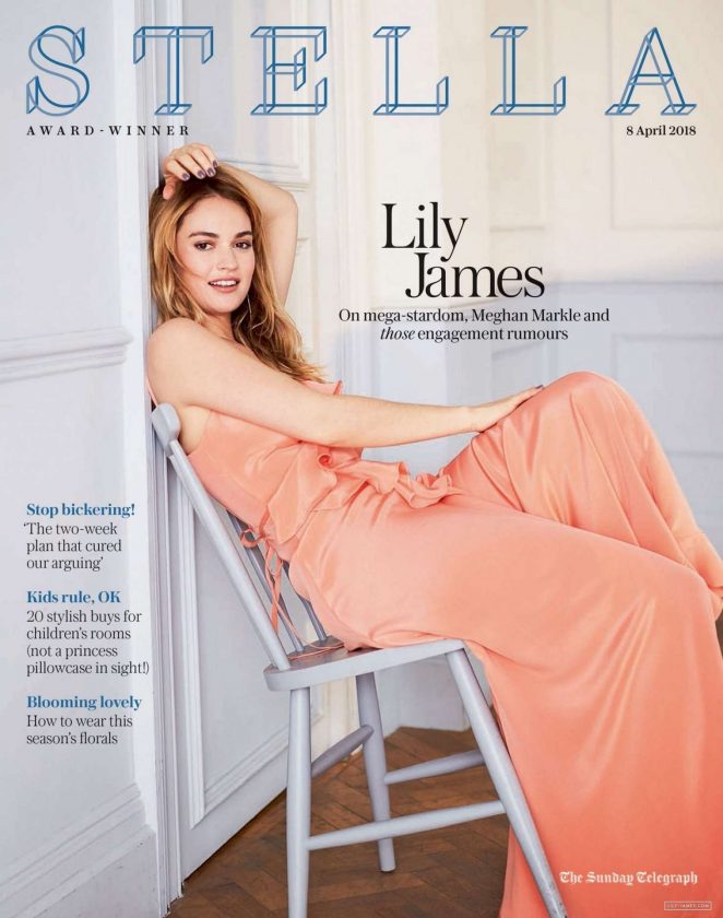 Lily James - Stella Magazine (April 2018)