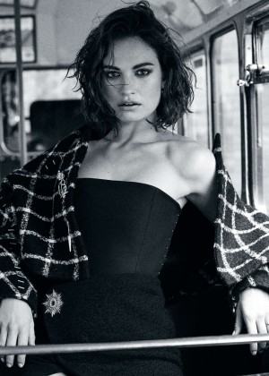 Lily James - The Edit Photoshoot (September 2015)