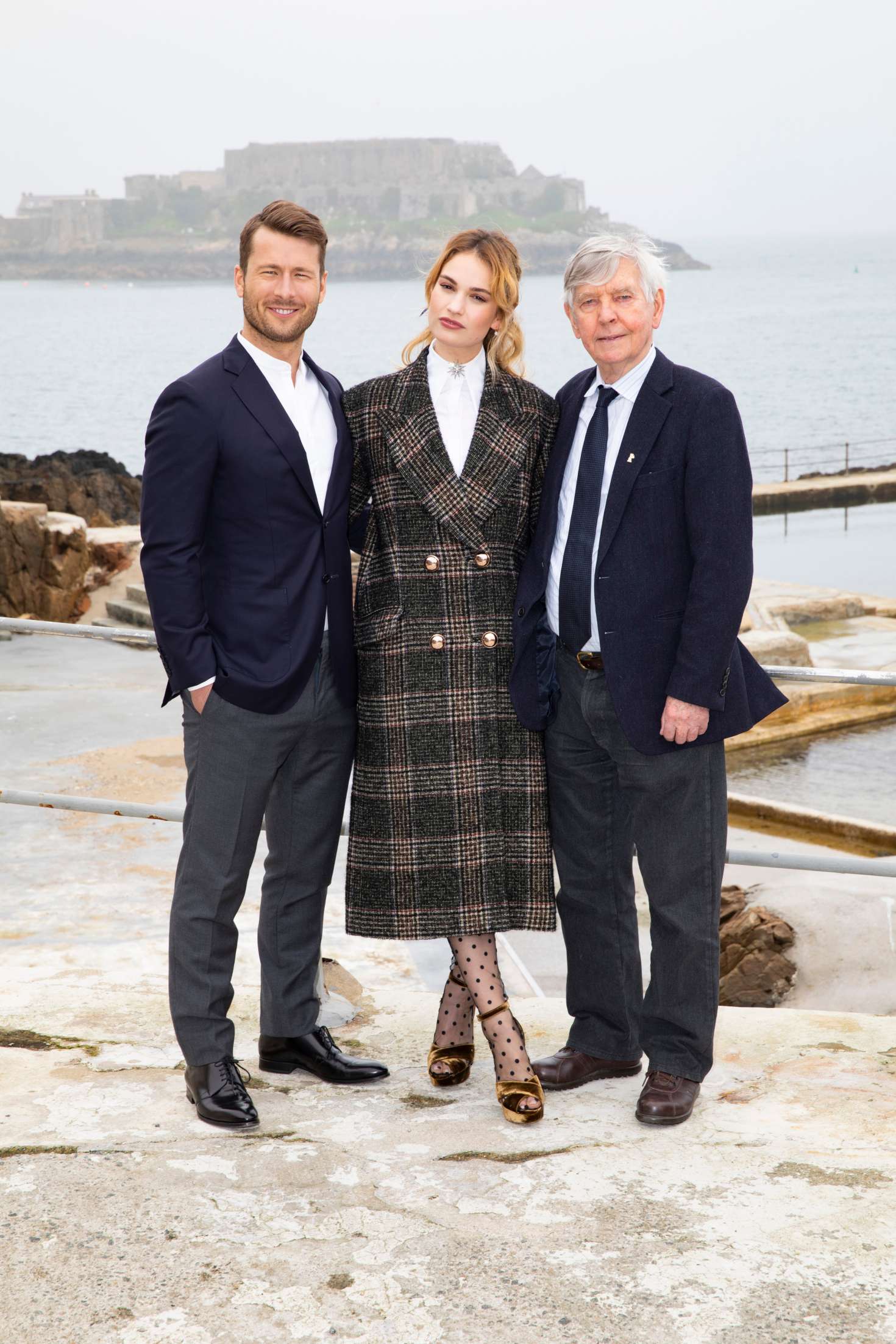 Lily James 2018 : Lily James: The Guernsey Literary and Potato Peel Pie Society Photocall -02