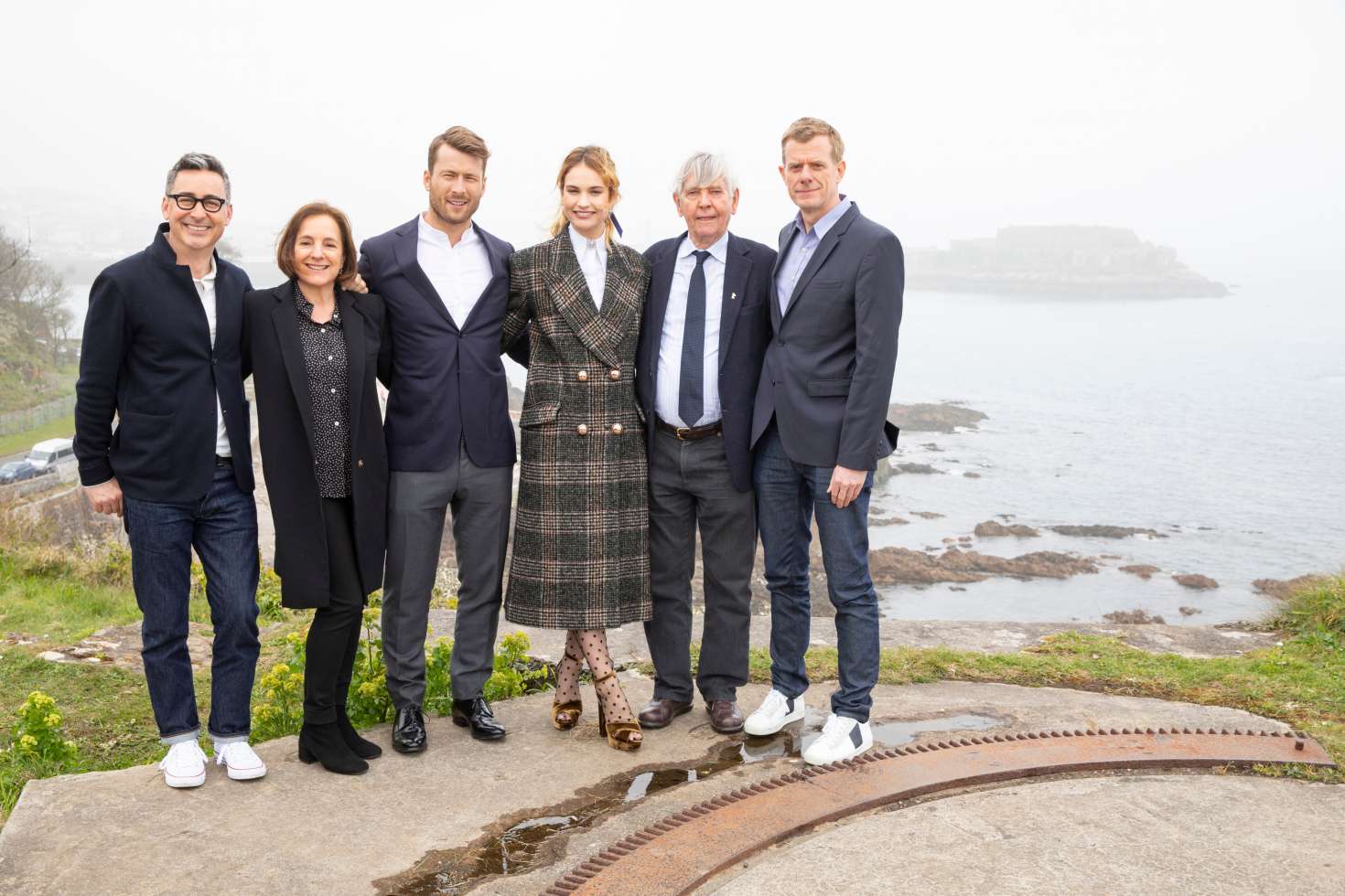 Lily James 2018 : Lily James: The Guernsey Literary and Potato Peel Pie Society Photocall -07