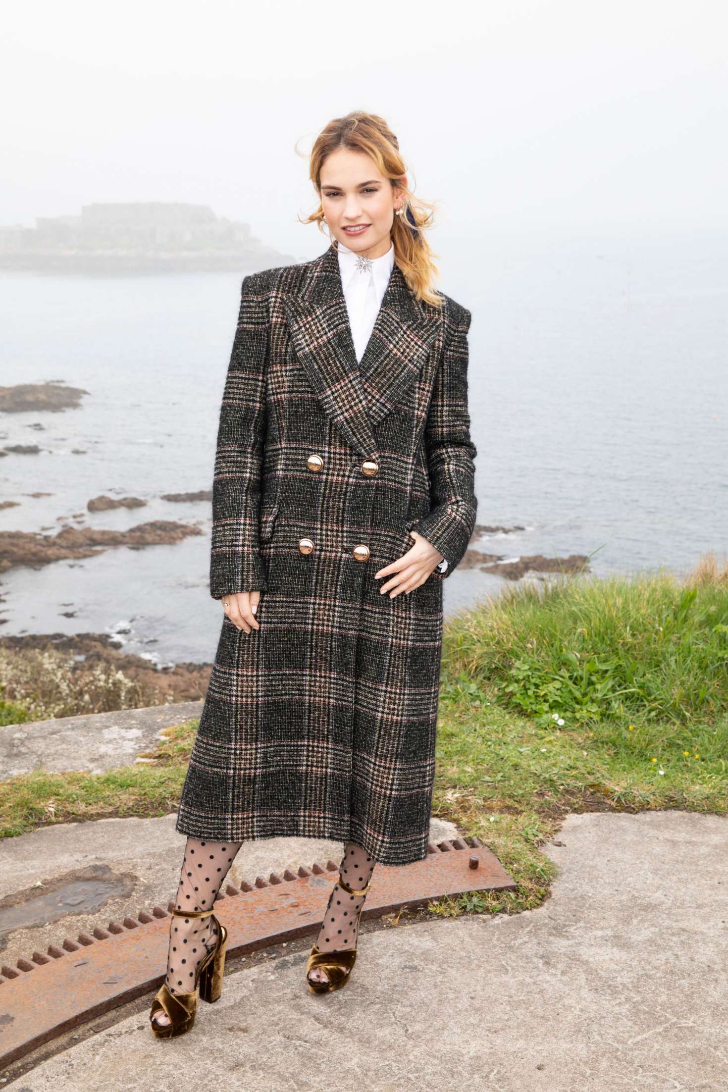 Lily James - 'The Guernsey Literary and Potato Peel Pie Society' Photocall in Guernsey