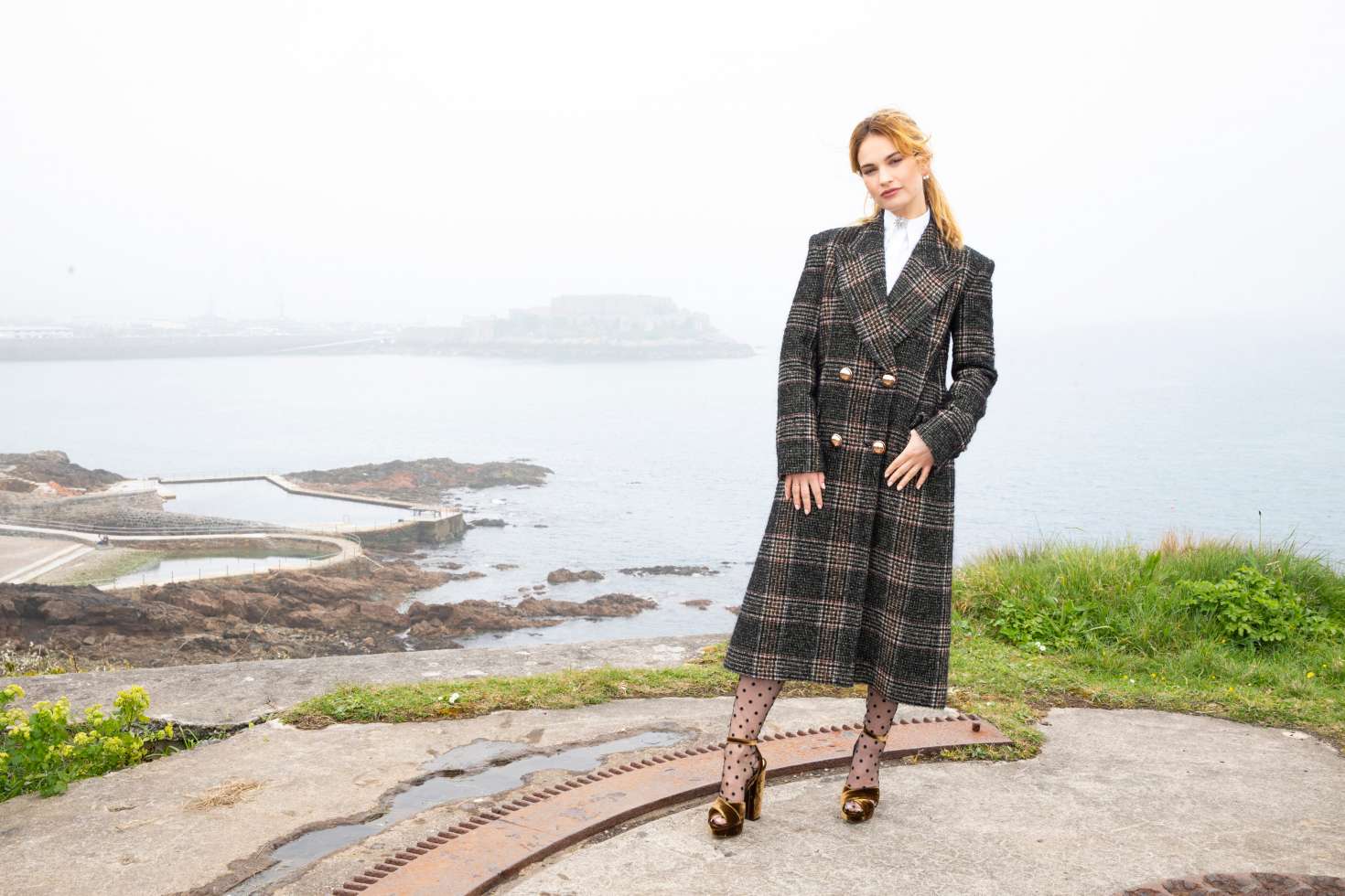 Lily James 2018 : Lily James: The Guernsey Literary and Potato Peel Pie Society Photocall -11