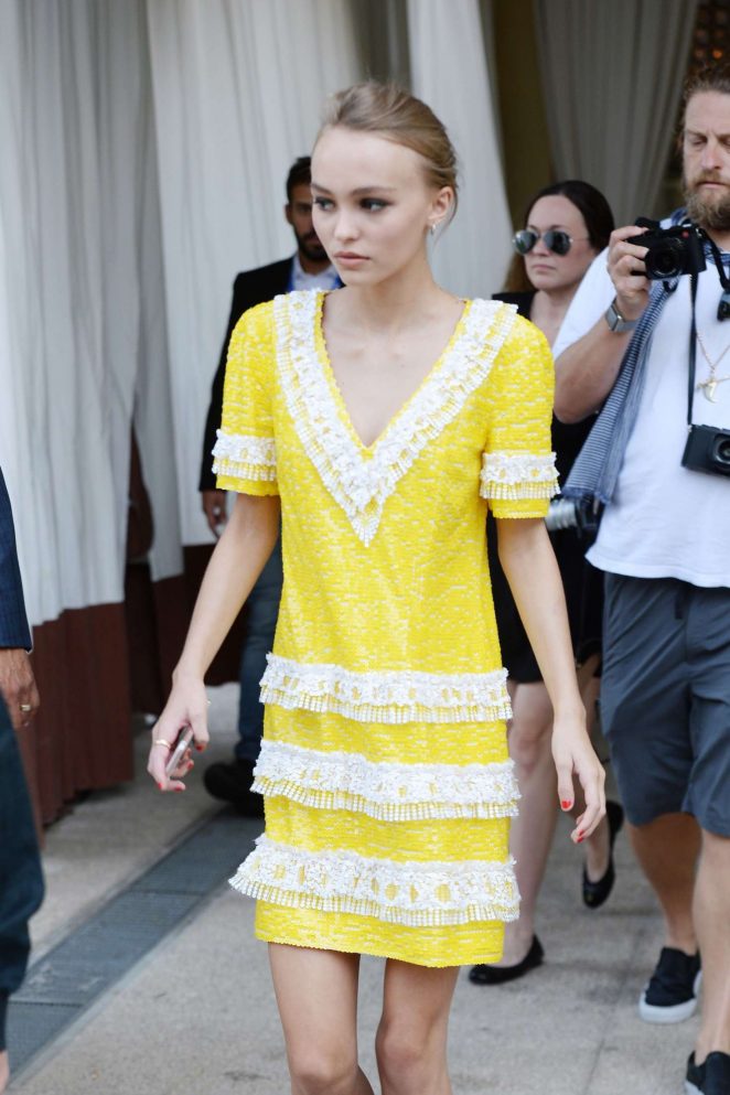 Lily Rose Depp at 73rd Venice Film Festival in Italy