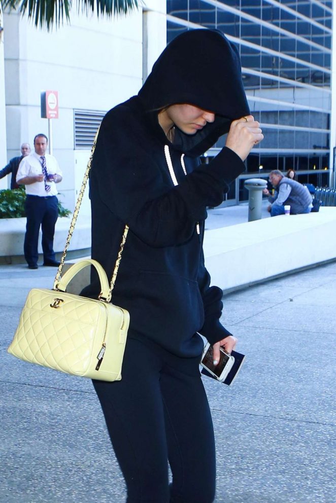Lily Rose Depp at LAX airport in Los Angeles