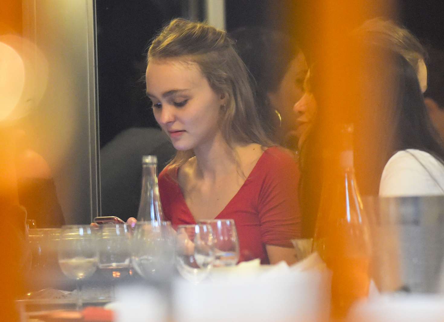Lily Rose Depp at Tetou restaurant -26 | GotCeleb