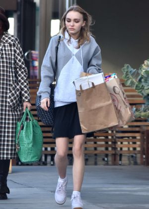 Lily Rose Depp - Grocery Shopping in West Hollywood