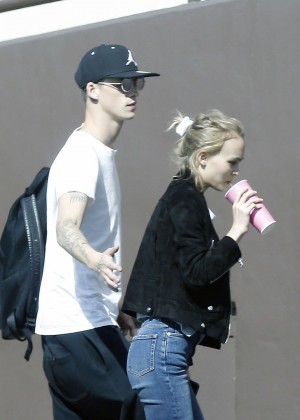 Lily Rose Depp in Jeans Out in Los Angeles